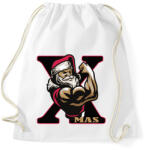 printfashion Mikulás kigyúrva XMAS - Sportzsák, Tornazsák - Fehér (11518803)