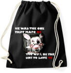 printfashion fnaf mangle dalszöveggel - Sportzsák, Tornazsák - Fekete (14681124)