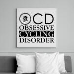 printfashion OCD - Biciklis - Vászonkép - Fehér (7432010)
