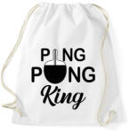 printfashion Ping Pong King - Sportzsák, Tornazsák - Fehér (6991772)