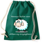 printfashion Mennyi birka - Sportzsák, Tornazsák - Sötétzöld (14053374)