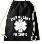 printfashion A hülyékre nincs gyógyszer - Sportzsák, Tornazsák - Fekete (1522432)