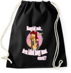 printfashion EAT - Sportzsák, Tornazsák - Fekete (813982)
