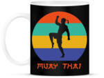 printfashion Muay Thai - Harcművészet - Bögre - Fekete (7569988)