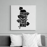 printfashion Az elméd - Vászonkép - Fehér (6624549)