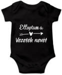 printfashion Elloptam a vezeték nevét - páros 2 - Baba Body - Fekete (6067527)