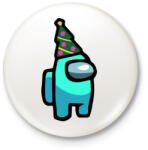 printfashion Karácsonyi Impostor - Kitűző, hűtőmágnes - Fehér (3924917)