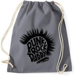 printfashion Punk Rock Apa - Sportzsák, Tornazsák - Grafitszürke (1084236)