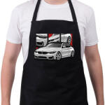 printfashion BMW illusztráció - Kötény - Fekete (14784218)