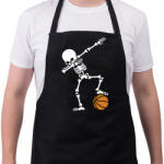 printfashion DAB basketball - Kötény - Fekete (4934542)
