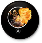 printfashion Predecessor - Iggy and Scorch - Kitűző, hűtőmágnes - Fekete (16128342)