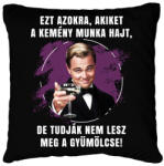 printfashion Kemény munka - Párnahuzat, Díszpárnahuzat - Fekete (5180563)