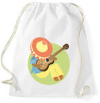 printfashion Mexikó-sombrero-gitár - Sportzsák, Tornazsák - Fehér (12066386)