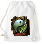 printfashion Az élet valójában! - Sportzsák, Tornazsák - Fehér (7116446)