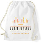 printfashion Szintetizátor - Sportzsák, Tornazsák - Fehér (14955470)