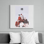 printfashion BTS Love Yourself Tear - Vászonkép - Fehér (6623862)