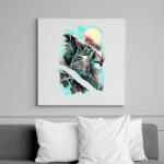 printfashion Térfigyelő - Vászonkép - Fehér (6621777)