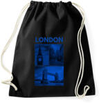 printfashion LONDON BLUE - Sportzsák, Tornazsák - Fekete (13824090)