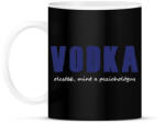 printfashion Vodka olcsóbb, mint a pszichológus - Bögre - Fekete (16358093)