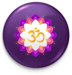 printfashion Mandala - Kitűző, hűtőmágnes - Lila (14515930)