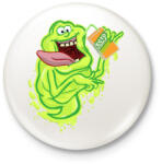 printfashion Slime - Kitűző, hűtőmágnes - Fehér (3083747)