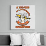 printfashion Villanyszerelő május - Vászonkép - Fehér (11408891)