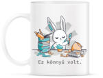 printfashion Nyuszi sütit készít - könnyű volt_ - Bögre - Fehér (4135109)