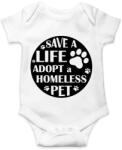 printfashion Save a life - Baba Body - Fehér (13562238)