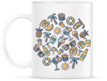 printfashion Nyaralás - Bögre - Fehér (14016619)