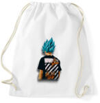 printfashion Drip Goku minta (Dragon Ball) - Sportzsák, Tornazsák - Fehér (11876222)