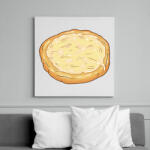 printfashion Lángos - Vászonkép - Fehér (11863016)