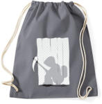printfashion Kaszás a wc-n - Sportzsák, Tornazsák - Grafitszürke (1144832)