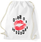 printfashion kiss me - Sportzsák, Tornazsák - Fehér (2187331)