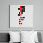printfashion Bella Ciao - Nagy Pénzrablás - Money Heist - La Casa de Papel - Vászonkép - Fehér (6639265)