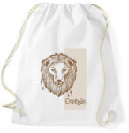 printfashion Oroszlán horoszkóp - Sportzsák, Tornazsák - Fehér (6265715)