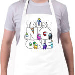 printfashion Trust NO one! - Kötény - Fehér (4915314)