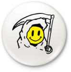 printfashion smile face - Kitűző, hűtőmágnes - Fehér (3625331)