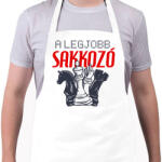 printfashion A legjobb sakkjátékos - Kötény - Fehér (7322093)