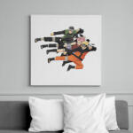 printfashion Naruto Shippuden Team - Vászonkép - Fehér (6622738)