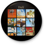 printfashion Dalí - részletek - Kitűző, hűtőmágnes - Fekete (11902112)