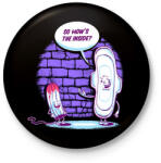 printfashion Milyen belül? - Kitűző, hűtőmágnes - Fekete (3090797)