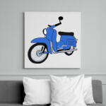 printfashion Simson schwalbe - Vászonkép - Fehér (6633310)