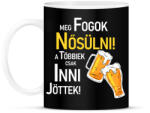 printfashion Meg fogok nősülni - Bögre - Fekete (13542839)