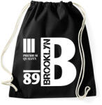 printfashion Brooklyn premium quality 89 - Sportzsák, Tornazsák - Fekete (4379715)