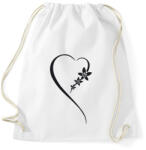 printfashion Maori szív - Sportzsák, Tornazsák - Fehér (6005842)