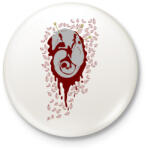 printfashion Anyaróka - Kitűző, hűtőmágnes - Fehér (3073462)