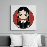 printfashion Wednesday - Addams Family - Vászonkép - Fehér (11863448)
