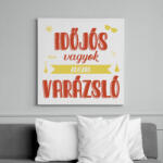 printfashion Időjós vagyok - Vászonkép - Fehér (7440562)