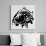 printfashion ponty - Vászonkép - Fehér (16675933)