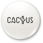 printfashion Cactus - Kitűző, hűtőmágnes - Fehér (16076961)